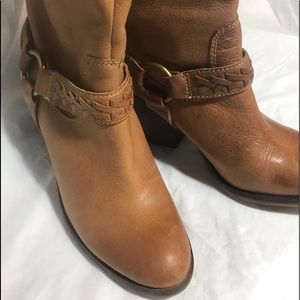Lucky Brand Blue Jeans America Boots,